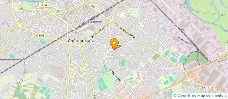 localisation de l'entreprise LA FORME CA DEFORME à CHATEAUROUX
