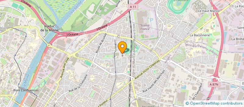 localisation de l'entreprise LA FORME POUR TOUS à ANGERS