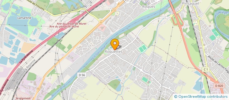 localisation de l'entreprise LA FORNARELLA à ROQUETTES