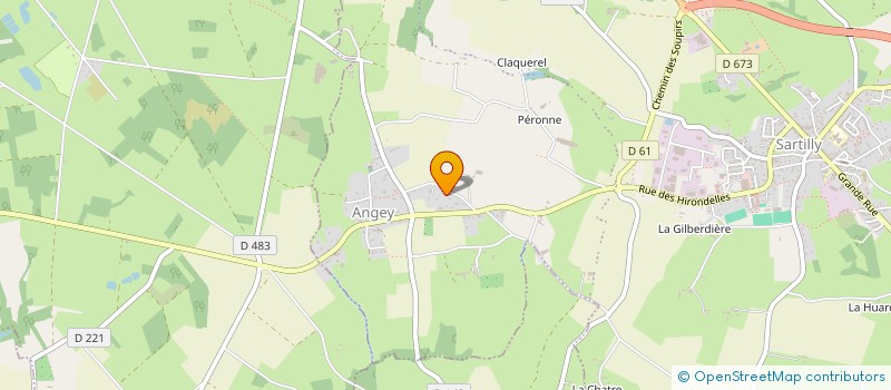 localisation de l'entreprise LA FORTE ECURIE  SARTILLY-BAIE-BOCAGE