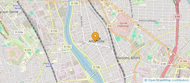 localisation de l'entreprise LA FORTUNE  ALFORTVILLE