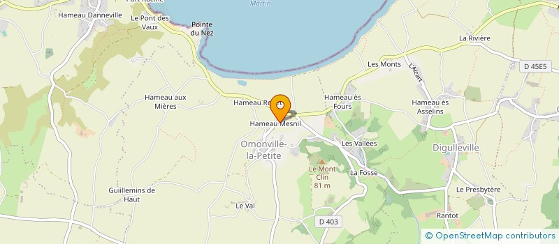 localisation de l'entreprise LA FOSSE  LA HAGUE