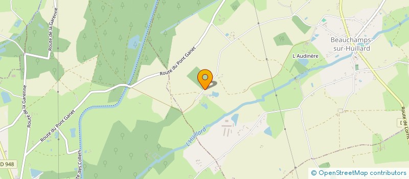 localisation de l'entreprise LA FOSSE ARCHAULT à BEAUCHAMPS-SUR-HUILLARD