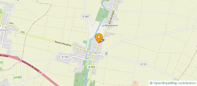 localisation de l'entreprise LA FOSSE AU LOUP  SENAN