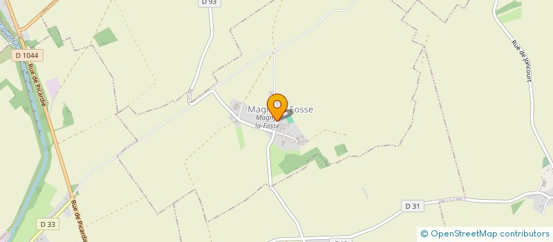 localisation de l'entreprise LA FOSSETTE  MAGNY-LA-FOSSE