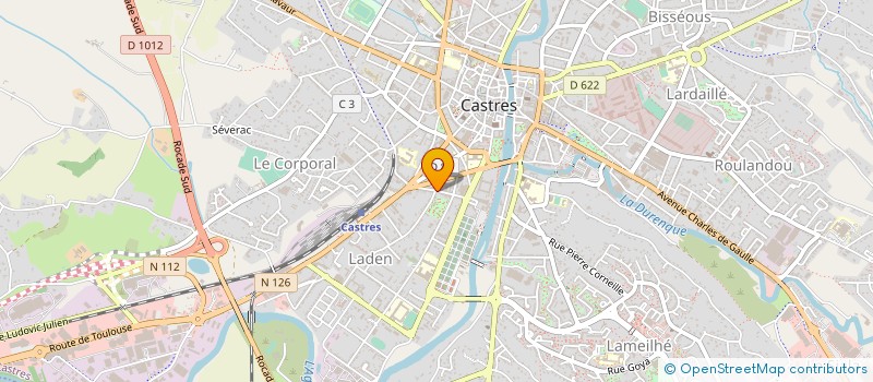 localisation de l'entreprise LA FOUACE DE RABELAIS à CASTRES