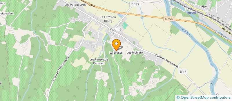 localisation de l'entreprise LA FOUACE ET LE TROUBADOUR  POUILLE