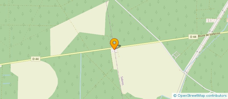 localisation de l'entreprise LA FOUGERE  SABRES