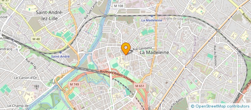 localisation de l'entreprise LA FOUGERE ET LE BAMBOU - ESPACE D'ECOUTE à LA MADELEINE
