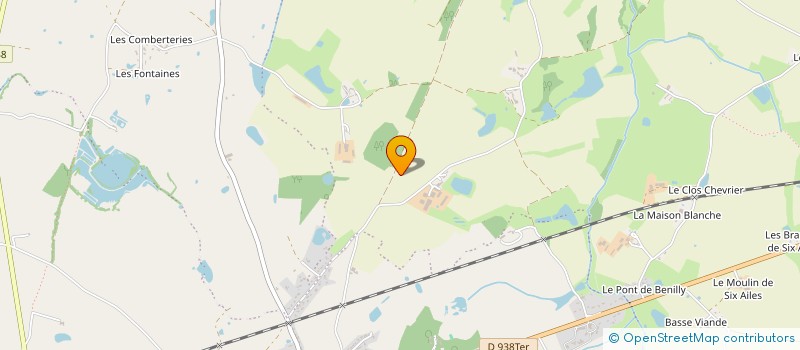 localisation de l'entreprise LA FOUILLE DES COPAINS  BRESSUIRE