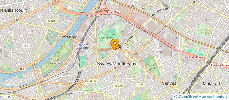 localisation de l'entreprise LA FOUINE ET COMPAGNIE à ISSY-LES-MOULINEAUX