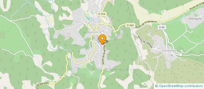 localisation de l'entreprise LA FOULE à BARJOLS