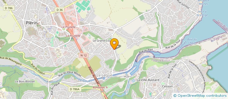 localisation de l'entreprise LA FOULEE CARBONE à PLERIN