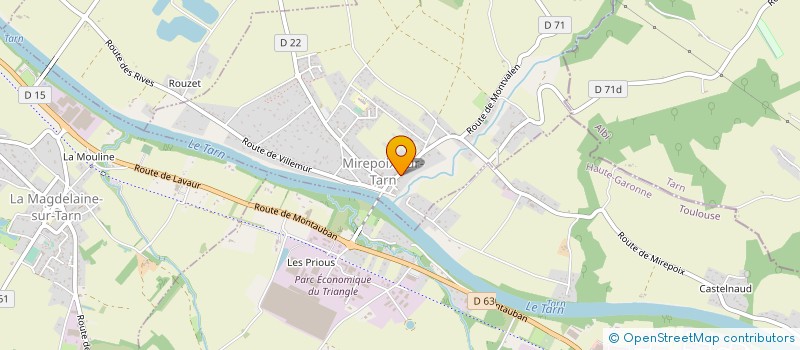 localisation de l'entreprise LA FOULEE MIRAPISSIENNE à MIREPOIX-SUR-TARN