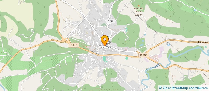 localisation de l'entreprise LA FOULEE TOURVAINE  TOURVES