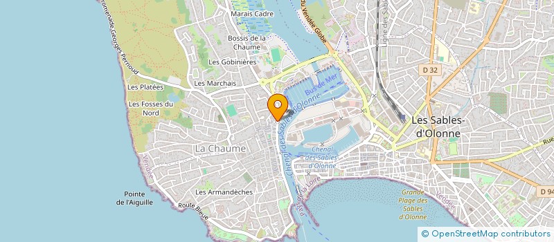 localisation de l'entreprise LA FOULEE VERTE DU PAYS DES OLONNES à LES SABLES D'OLONNE