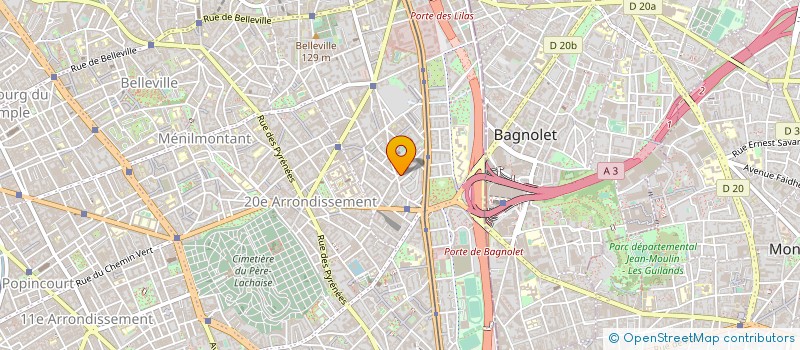 localisation de l'entreprise LA FOUONT  PARIS