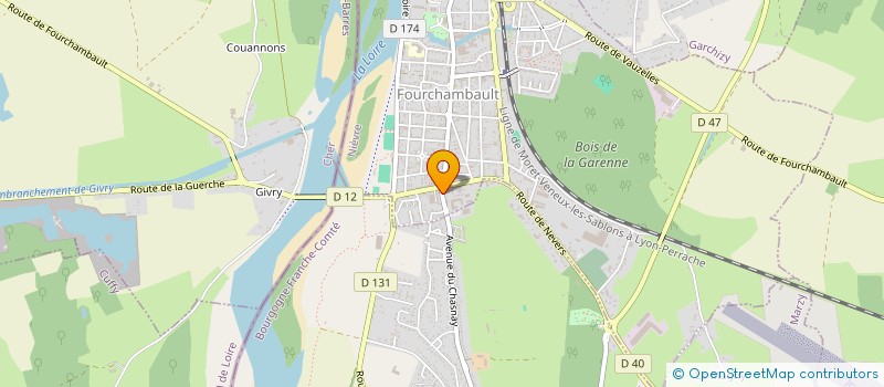 localisation de l'entreprise LA FOURCHAMBELLE  FOURCHAMBAULT