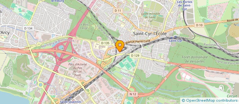localisation de l'entreprise LA FOURCHE à SAINT-CYR-L'ECOLE