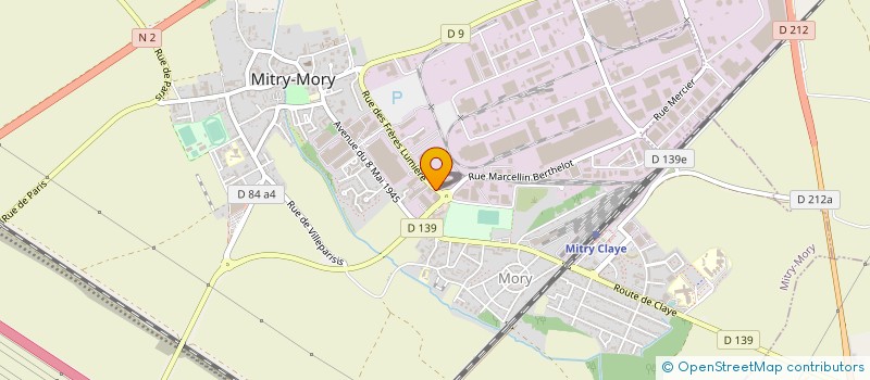 localisation de l'entreprise LA FOURCHE  MITRY-MORY