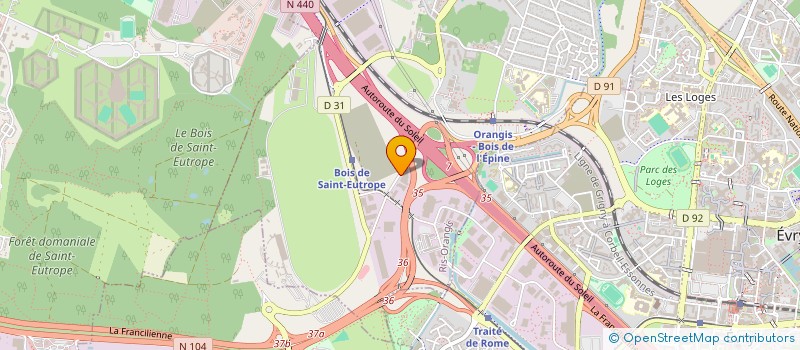 localisation de l'entreprise LA FOURCHE DISTRIBUTION à RIS-ORANGIS