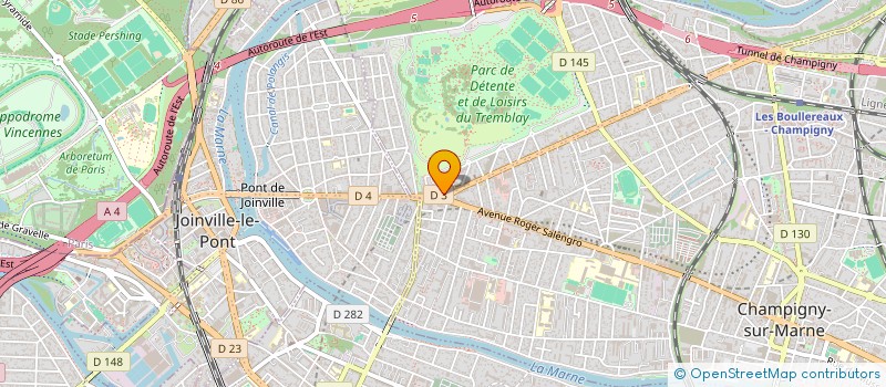 localisation de l'entreprise LA FOURCHETTE à CHAMPIGNY-SUR-MARNE