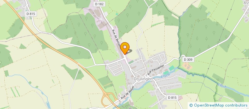 localisation de l'entreprise LA FOURCHETTE GOURMANDE  WEYER