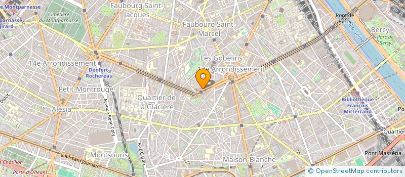 localisation de l'entreprise LA FOURMI à PARIS