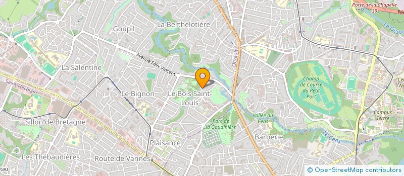 localisation de l'entreprise LA FOURMI  ORVAULT