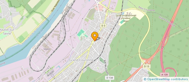 localisation de l'entreprise LA FOURMI à GRAND-COURONNE