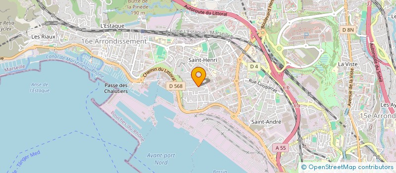localisation de l'entreprise LA FOURMI à MARSEILLE