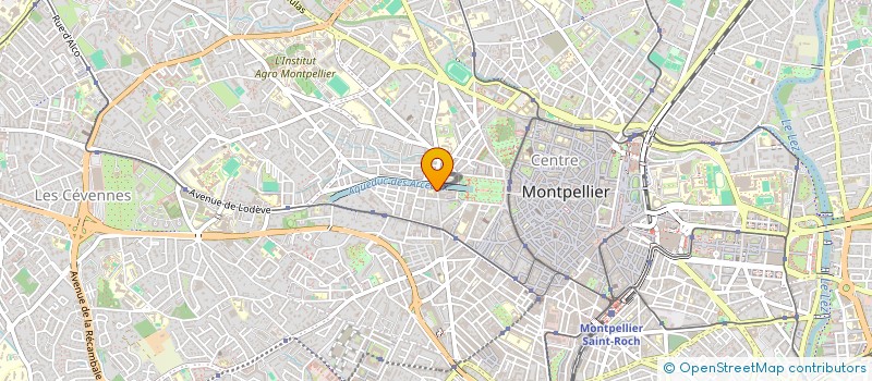 localisation de l'entreprise LA FOURMI  MONTPELLIER