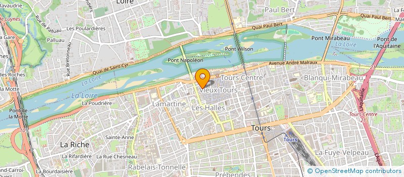 localisation de l'entreprise LA FOURMI BALADEUSE  TOURS