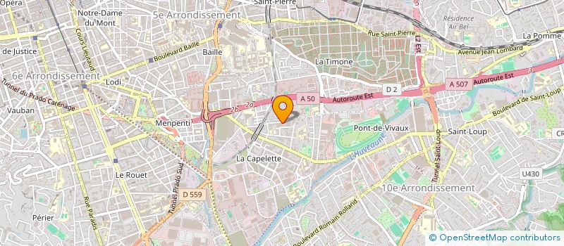 localisation de l'entreprise LA FOURMI CITADINE à MARSEILLE