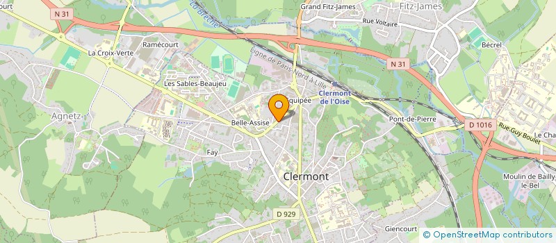 localisation de l'entreprise LA FOURMI DE 18 METRES  CLERMONT