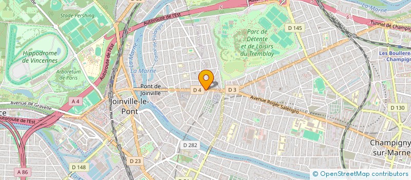 localisation de l'entreprise LA FOURMI1  JOINVILLE-LE-PONT