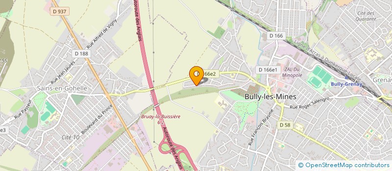 localisation de l'entreprise LA FOURMIGUE à BULLY-LES-MINES