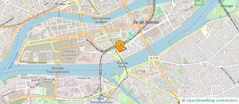 localisation de l'entreprise LA FOURMILIERE à NANTES