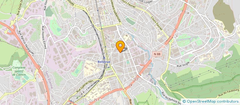 localisation de l'entreprise LA FOURMILIERE à SAINT-ETIENNE