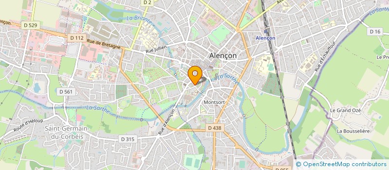 localisation de l'entreprise LA FOURMILIERE à ALENCON