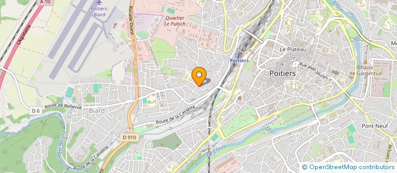 localisation de l'entreprise LA FOURMILIERE DE MONTMIDI  POITIERS