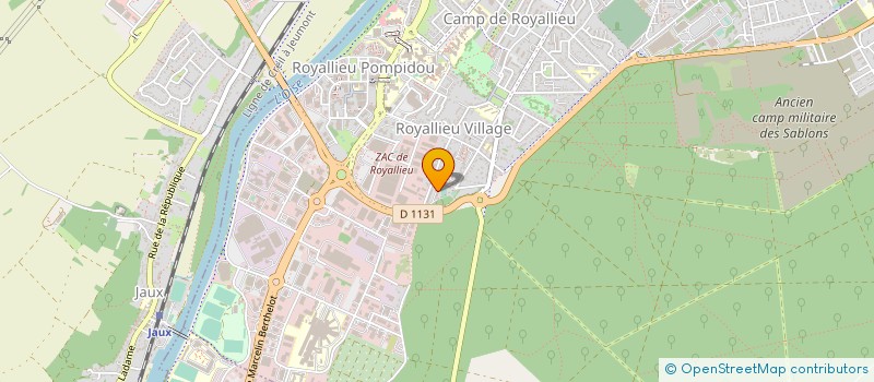 localisation de l'entreprise LA FOURMILOISE à COMPIEGNE