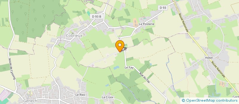 localisation de l'entreprise LA FOURMISIERE à COBRIEUX