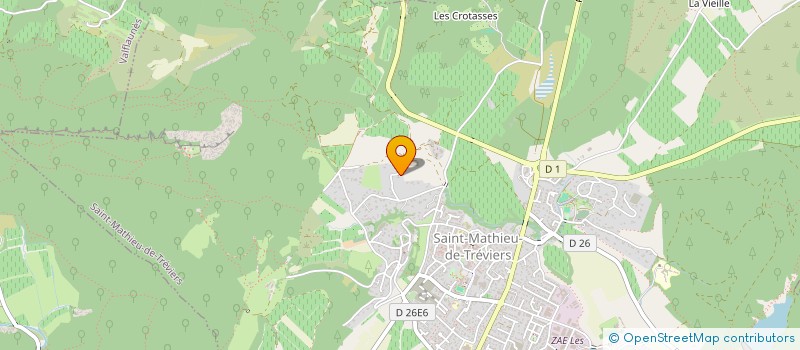 localisation de l'entreprise LA FOURNACA  SAINT-MATHIEU-DE-TREVIERS