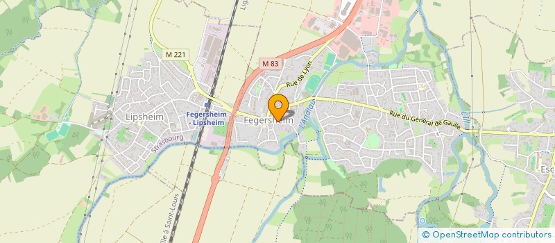 localisation de l'entreprise LA FOURNAISE  FEGERSHEIM