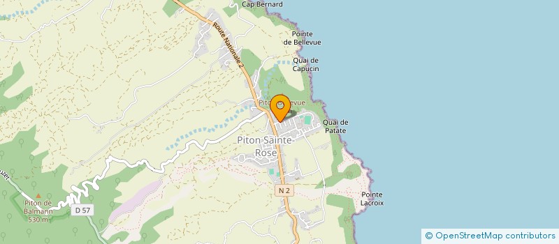 localisation de l'entreprise LA FOURNAISE à SAINTE-ROSE