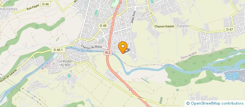 localisation de l'entreprise LA FOURNAISE FRUITS ET LEGUMES  SAINT-ANDRE