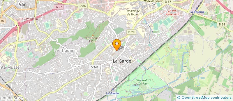localisation de l'entreprise LA FOURNEE à LA GARDE