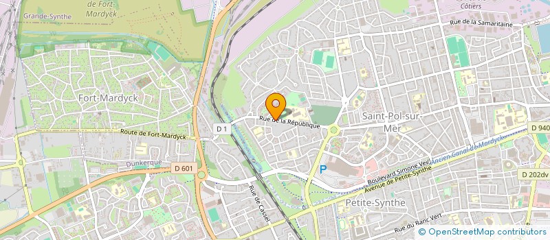 localisation de l'entreprise LA FOURNEE  DUNKERQUE