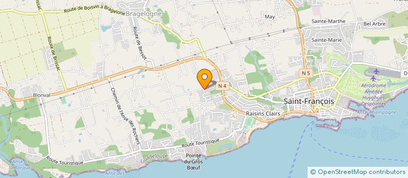 localisation de l'entreprise LA FOURNEE  SAINT-FRANCOIS